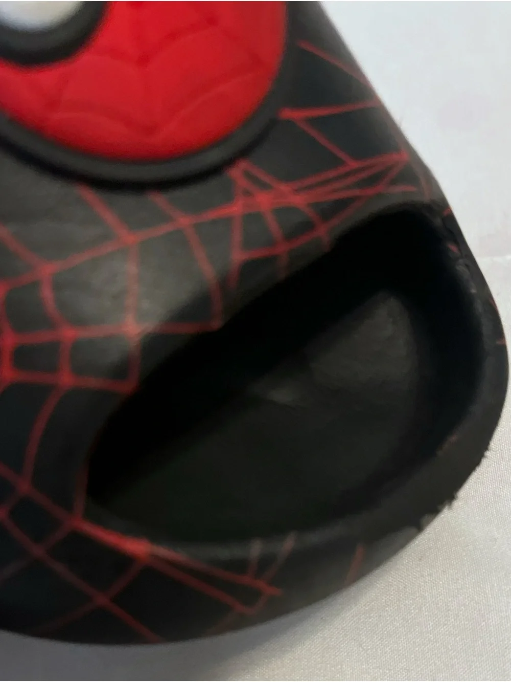 Marvel Kids Black and Red Spider-Man Slip On Clog Sandals kids size 11